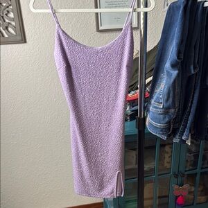 NWT Windsor Lavender Glittery Slip Dress, Size L